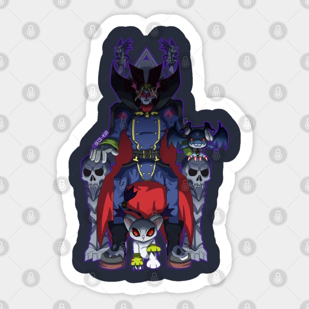 Darkness Lord Sticker by Decokun